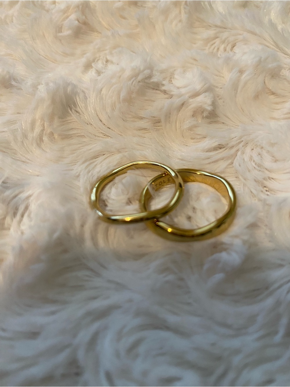 ATOLEA 14K gold ring stack - Picture 2 of 3